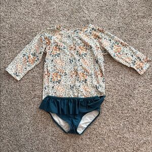 Floral Kids Swim Set - Multicolor